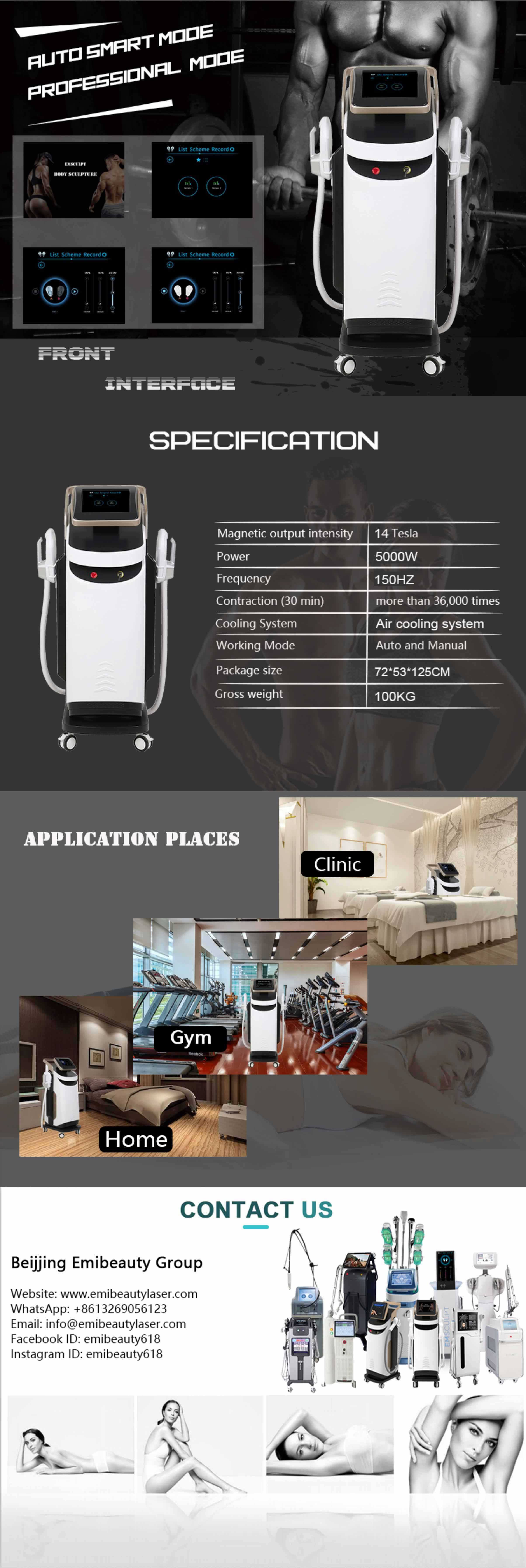 Emsculpting Muscle Shaping Machine EMS III